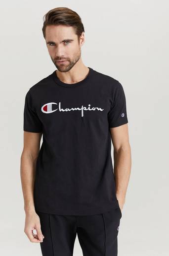 Champion Reverse Weave T-Shirt Crewneck Svart