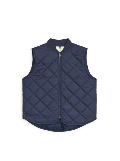 Quilted Insulator Vest - Blue