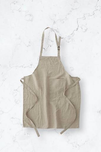 Studio Total Home Förkläde Washed Linen Apron Natur