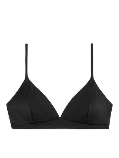 Triangle Cup Bikini Top - Black