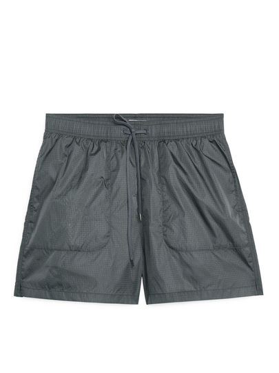 Ripstop Swim Shorts - Grey