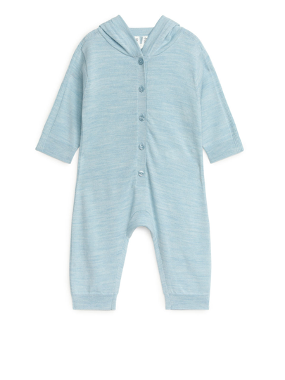Wool Overall - Turquoise