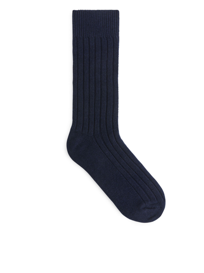 Cashmere Socks - Blue