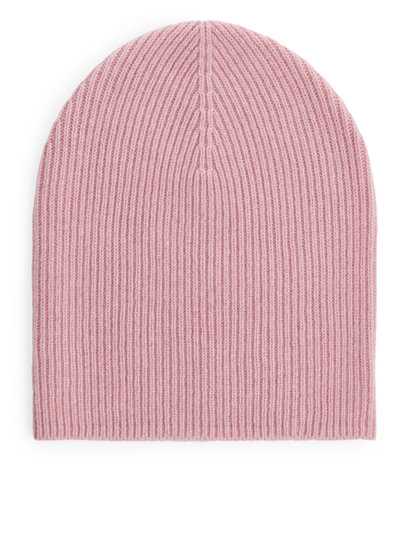 Cashmere Beanie - Pink