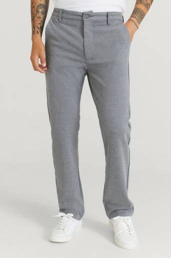 Studio Total Byxor Soft Straight Chino Grå