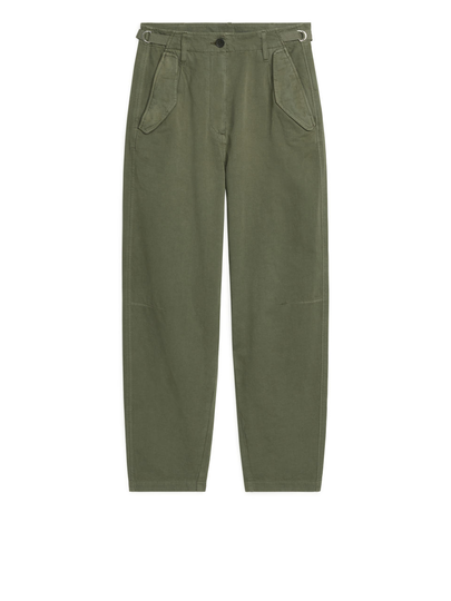 Cotton Linen Chino - Green