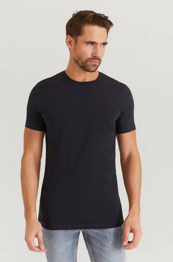 Bread & Boxers T-shirt Crew Neck Tee Blå