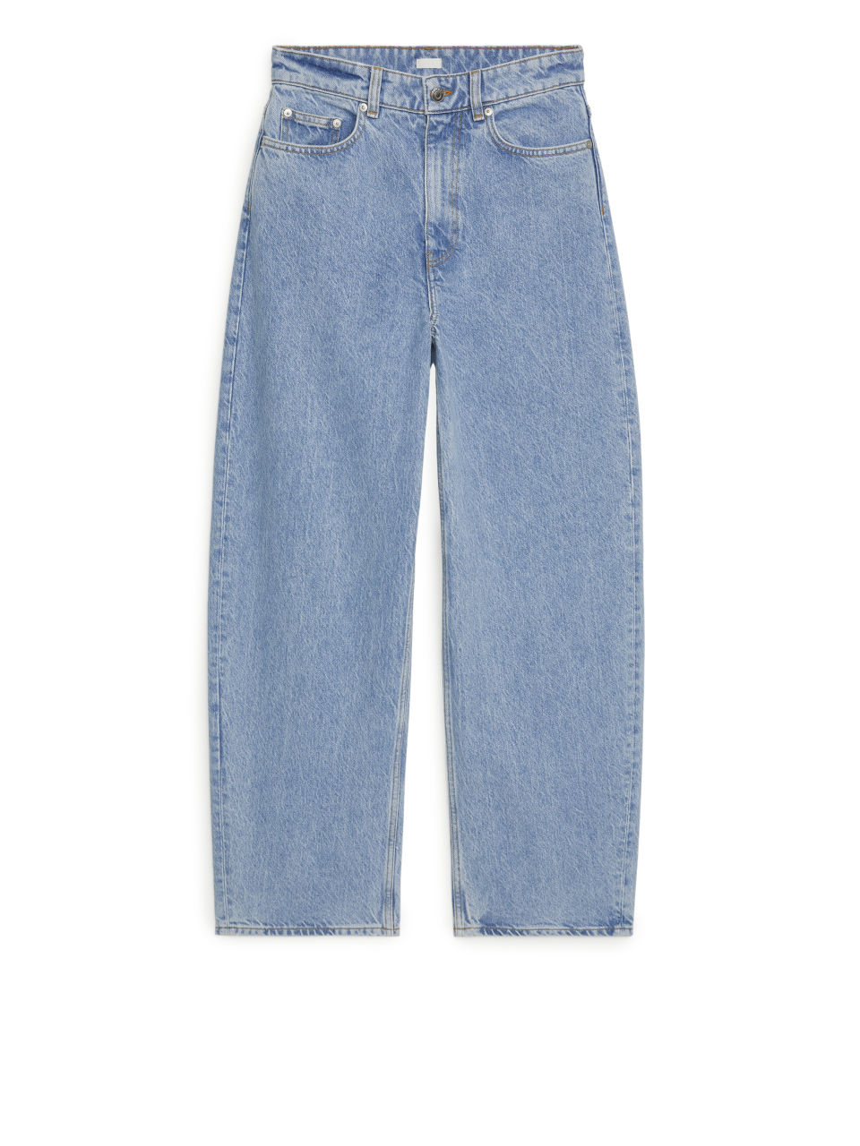 LOOSE Barrel Leg Jeans - Blue