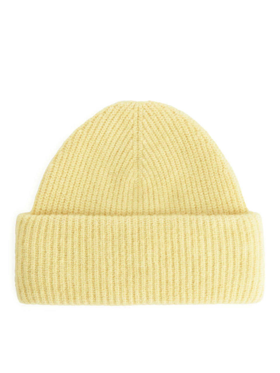 Alpaca Merino Beanie - Yellow