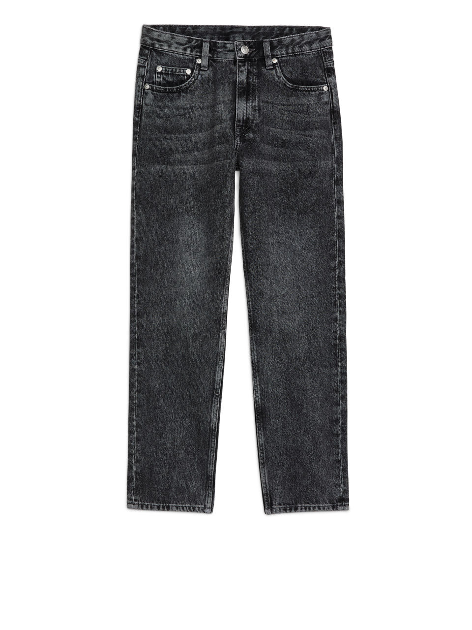REGULAR Cropped Jeans - Black