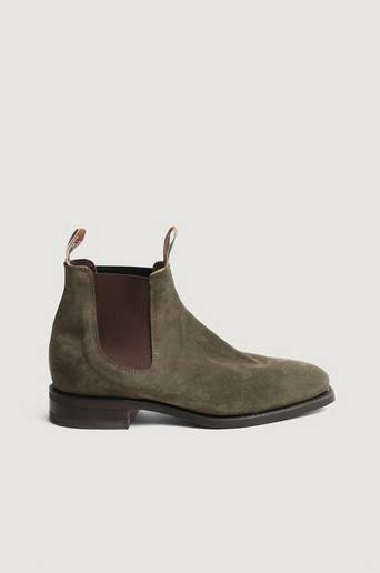 RM Williams Boots Blaxland G Suede Brownel Khaki 61 Grön