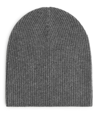 Cashmere Beanie - Grey