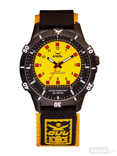 GUL No. One IPB Yellow Velcro 535216204 - Herrklocka