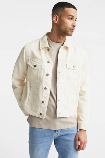 Gant Jeansjacka D2. Colored Denim Trucker Vit