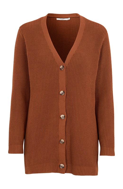 Cellbes Cardigan i bomull Rost