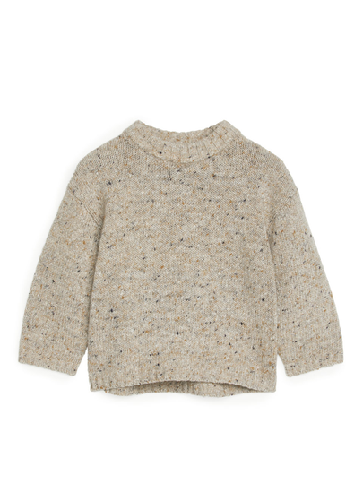 Neps Wool Jumper - Beige