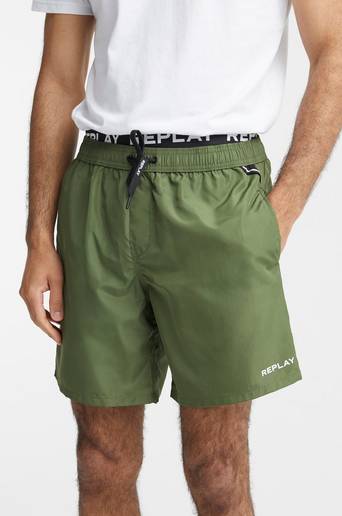 Replay Badshorts Boxer Grön