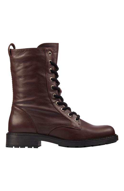 Clarks Skinnkänga Orinoco Vinröd