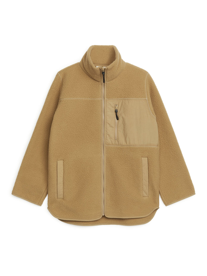 Soft Fleece Jacket - Beige