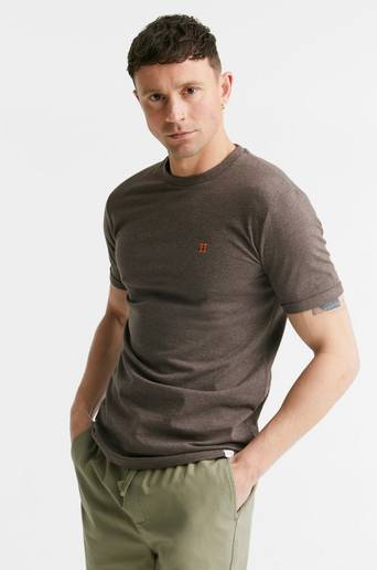 Les Deux T-Shirt Nørregaard T-Shirt Brun