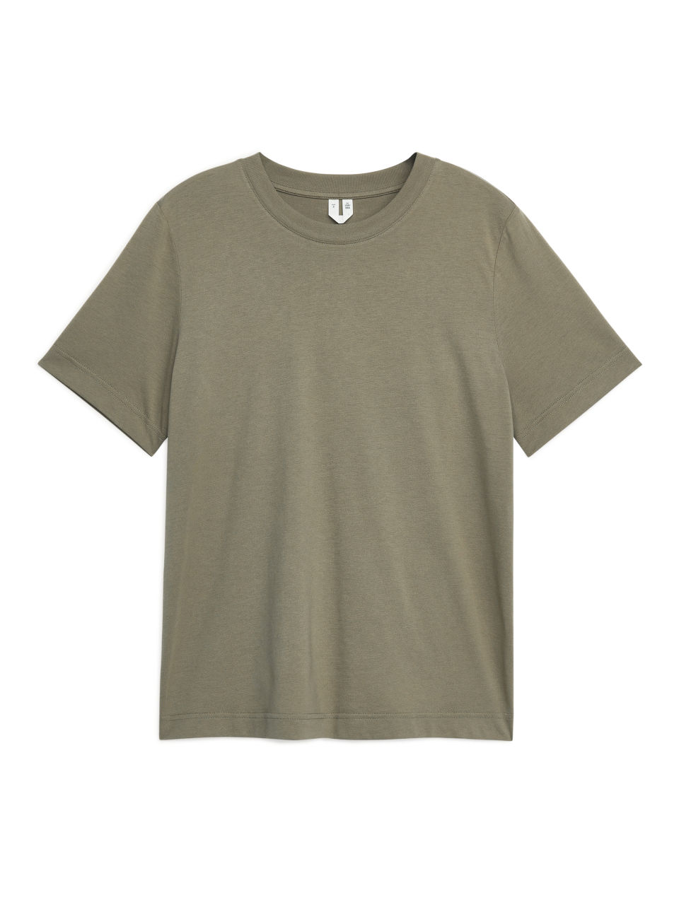 Crew-Neck T-shirt - Brown