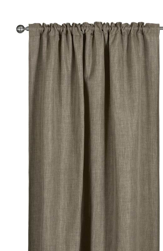 Cellbes Mörkläggningsgardin multiband 2-Pack Brun