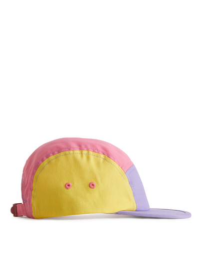Colour Block Cap - Purple