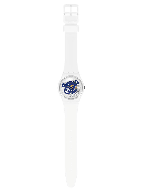 SWATCH Time To Blue Small SO31W103 Unisexklocka