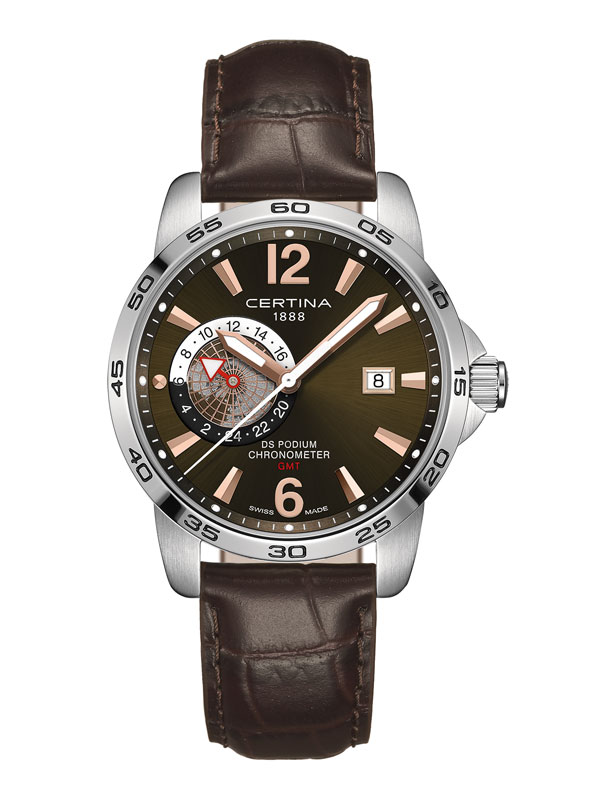 Certina DS Podium GMT COSC Chronometer C034.455.16.087.01 Herrklocka