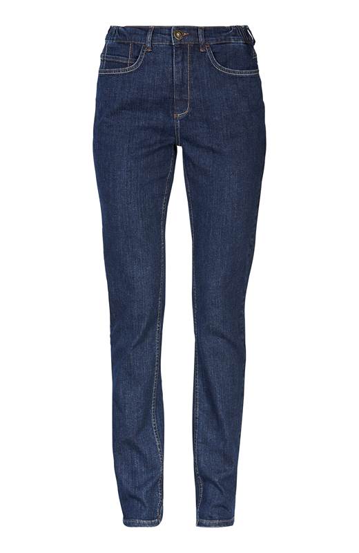 Cellbes Jeans med resår i sidorna Elsa Mörkblå