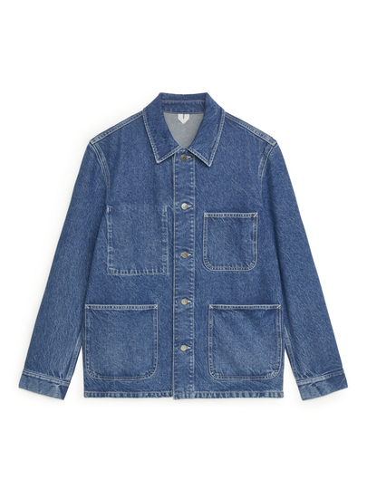 Workwear Denim Jacket - Blue
