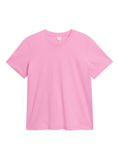 Crew-Neck T-shirt - Pink