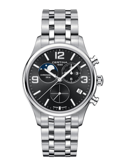 CERTINA DS-8 Moon Phase 42mm C033.460.11.057.00 - Herrklocka