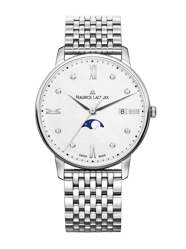 Maurice Lacroix Eliros Moonphase 35mm Safir 50m EL1096-SS002-150-1