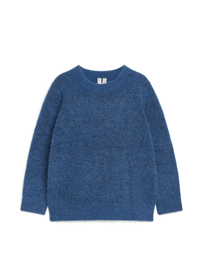 Alpaca Blend Jumper - Blue