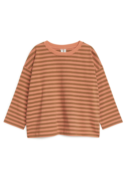 Long Sleeve Jersey Top - Orange