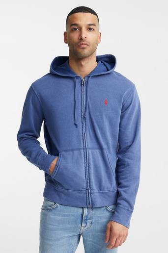 Polo Ralph Lauren Hoodie KSC12 Terry Zip Hood Blå