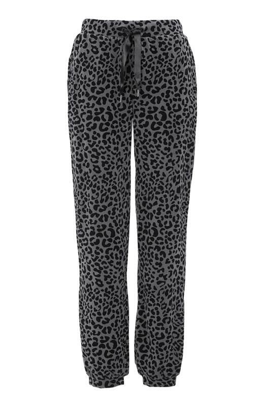 Cellbes Velourbyxa med mudd Leopard