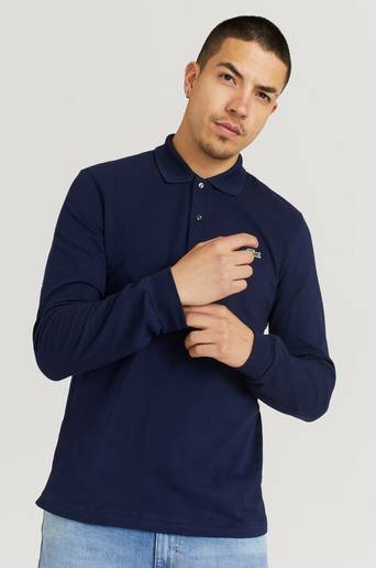 Lacoste Pikétröja Long Sleeve Original Polo Piké Blå