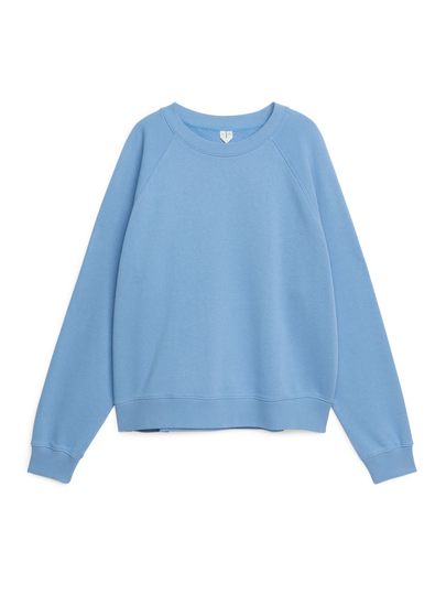 Soft French Terry Sweatshirt - Blue