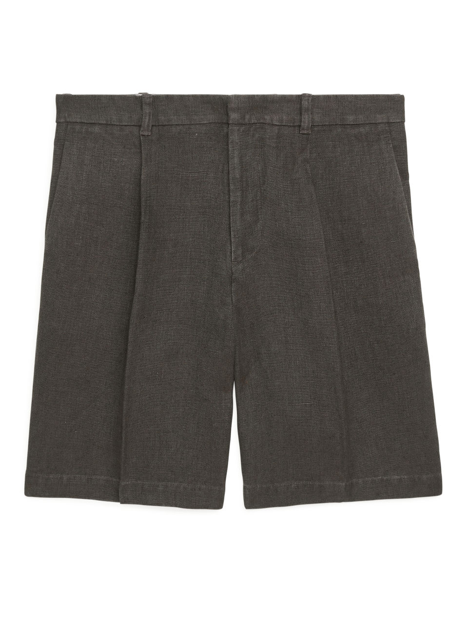 Loose Fit Hemp Shorts - Grey