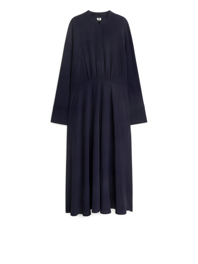 Crêpe Dress - Blue