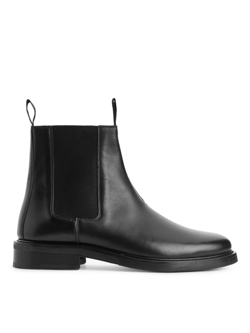 Leather Chelsea Boots - Black