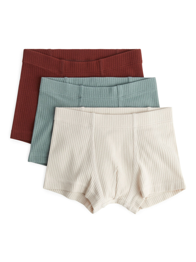 Ribbed Jersey Trunks - Orange