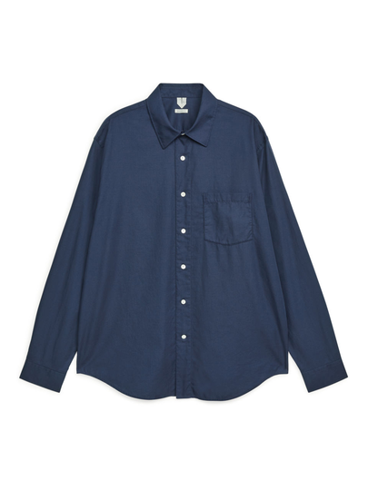Relaxed Lightweight Shirt - Blue