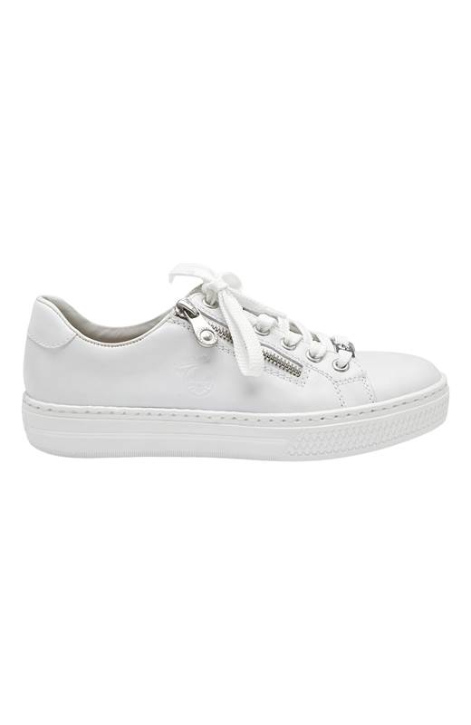 Rieker Sneakers i skinn Vit