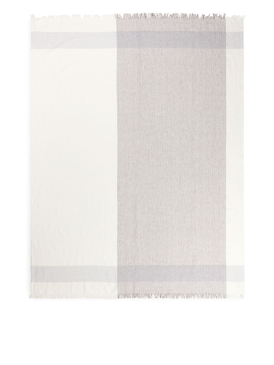 Cotton Linen Blanket - Brown