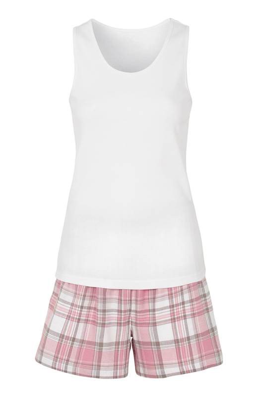 Cellbes Pyjamas Vit Rutig