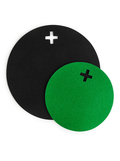 Pia Wallén Wool Placemats - Black