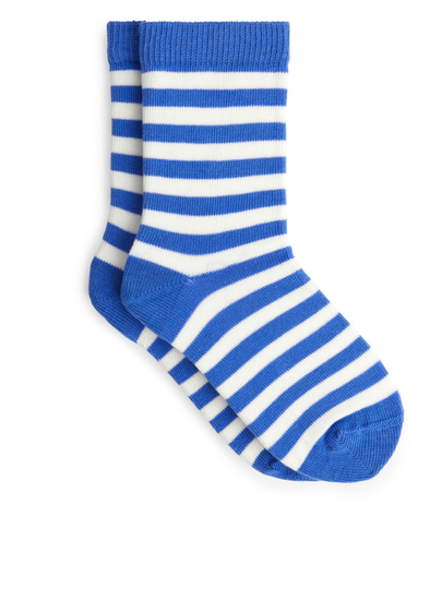 Striped Socks - Blue
